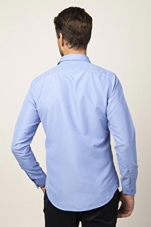 Tudors Slim Fit Kravatlık Erkek Gömlek