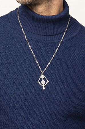 Tudors Slim Fit Dar Kesim Balıkçı Yaka Desenli Erkek Kazak