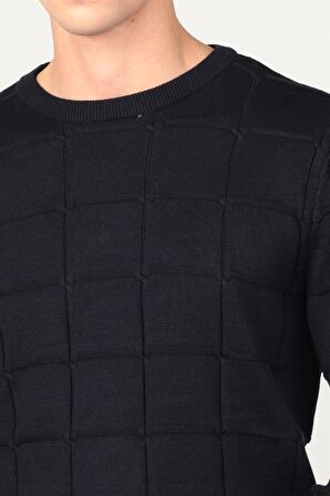 Tudors Slim Fit Dar Bisiklet Yaka Erkek Kazak