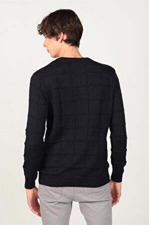 Tudors Slim Fit Dar Bisiklet Yaka Erkek Kazak