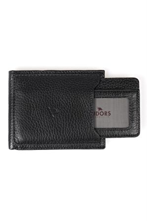 Tudors Hakiki Deri Erkek Cüzdan CZ220036-BLACK
