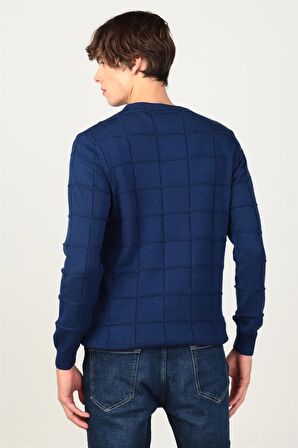 Tudors Slim Fit Dar Bisiklet Yaka Erkek Kazak
