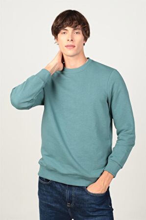 Tudors Bisiklet Yaka Basıc Unisex Sweatshirt