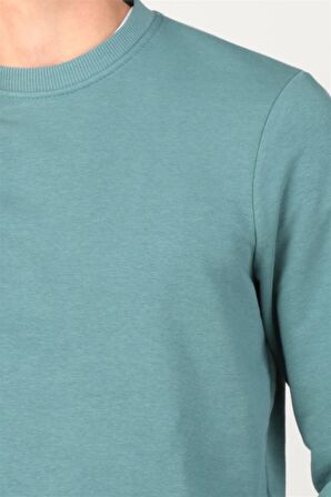 Tudors Bisiklet Yaka Basıc Unisex Sweatshirt