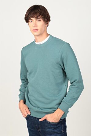 Tudors Bisiklet Yaka Basıc Unisex Sweatshirt