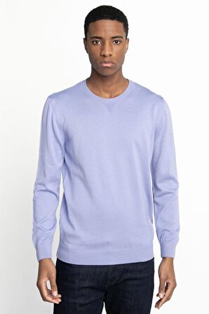 Tudors Slim Fit Dar Kesim Bisiklet Yaka Erkek Kazak