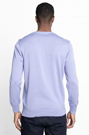 Tudors Slim Fit Dar Kesim Bisiklet Yaka Erkek Kazak