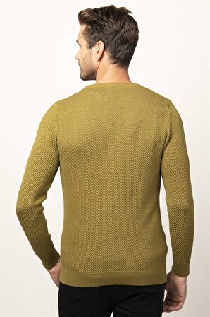 Tudors Slim Fit Bisiklet Yaka  Erkek Kazak KZ14009-OG01