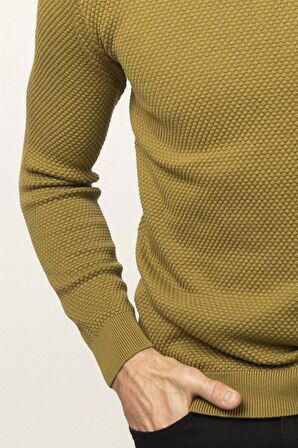 Tudors Slim Fit Bisiklet Yaka  Erkek Kazak KZ14009-OG01