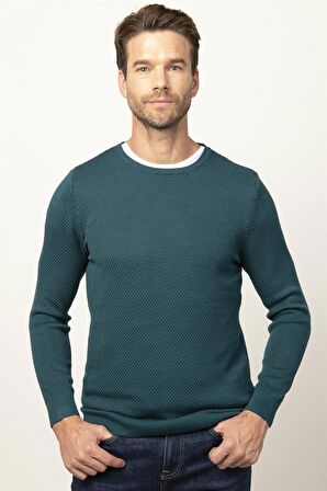 Tudors Slim Fit  Bisiklet Yaka Erkek Kazak KZ14009-Y2