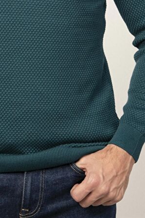 Tudors Slim Fit  Bisiklet Yaka Erkek Kazak KZ14009-Y2