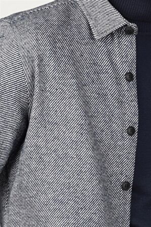 Tudors Slim Fit Oduncu Düz Kışlık Erkek Gömlek