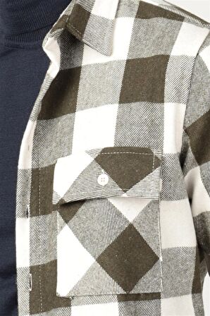 Tudors Slim Fit Kışlık Oduncu  Dama Desen Erkek Gömlek