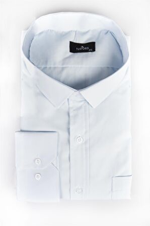 Tudors Büyük Beden Düz Erkek Gömlek