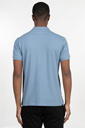 Slim Fit Düz Polo Yaka Erkek T-Shirt - TUDORS 
