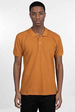 Tudors Slim Fit Düz Polo Yaka Erkek T-Shirt