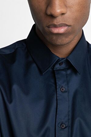 Tudors Modern Fit %100 Cotton Armürlü Premium Seri Erkek Gömlek