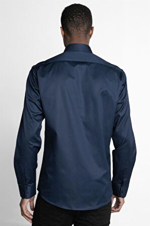 Tudors Modern Fit %100 Cotton Armürlü Premium Seri Erkek Gömlek