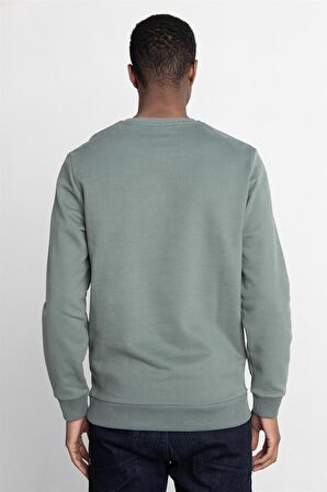 Tudors Pamuk Bisiklet Yaka Basıc Unisex Sweatshirt