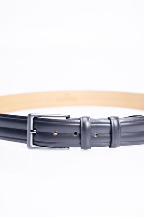 Hakiki Deri Siyah Erkek Kemer