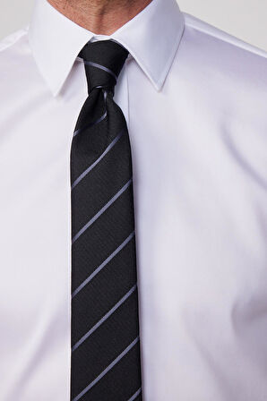 Regular Fit Beyaz Non-Iron %100 Pamuk Doğa Dostu Ekoteks Belgeli Ütü Gerektirmez Gömlek