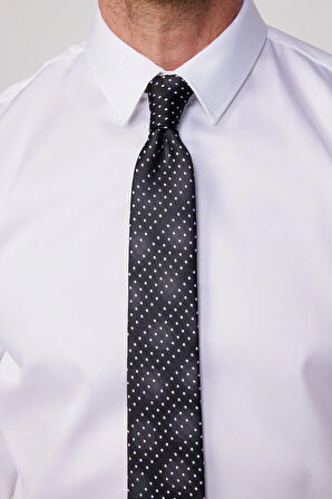 Slim Fit Beyaz Non-Iron %100 Pamuk Doğa Dostu Ekoteks Belgeli Ütü Gerektirmez Gömlek