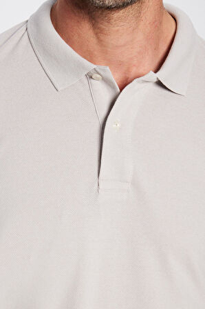 Erkek Slim Fit Dar Kesim Pamuklu Yumuşak Dokulu Serin Tutan Kumaş Düz Pike Polo Yaka Tişört