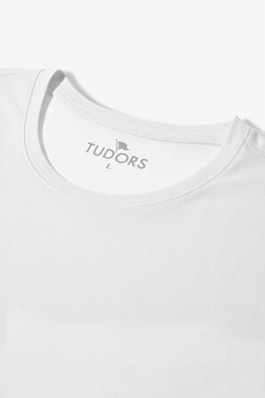 Unisex 3'lü Paket Siyah-Beyaz-Taş Rengi Slim Fit Dar Kesim %100 Pamuk Bisiklet Yaka Tişört