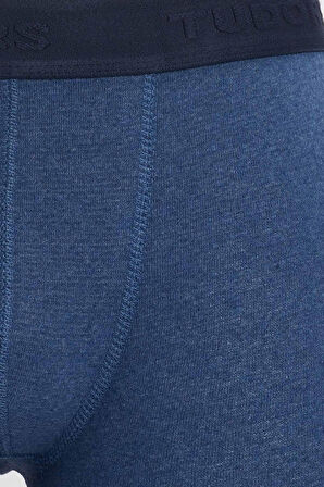 Erkek 2'li Pamuklu Likralı Esnek Kumaş Boxer