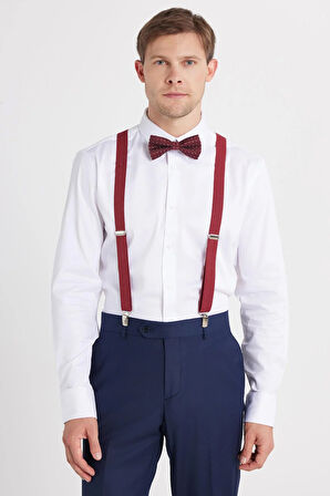 Erkek Slim Fit  Premium Likralı Pamuk Saten Beyaz Gömlek