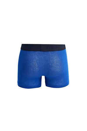 Erkek 5'li Pamuklu Likralı Esnek Kumaş Boxer