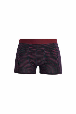 Erkek 3'lü Pamuk Likralı Esnek Kumaş Boxer