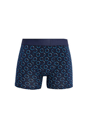 Erkek 3'lü Pamuk Likralı Esnek Kumaş Boxer