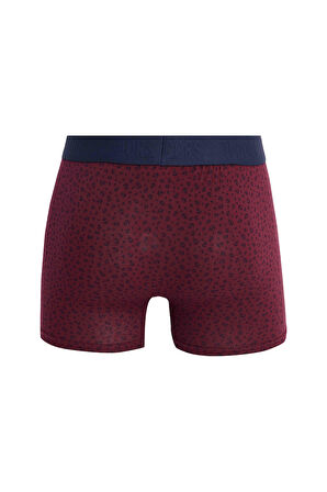 Erkek 3'lü Pamuk Likralı Esnek Kumaş Boxer