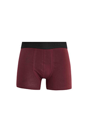 Erkek 2'li Pamuk Likralı Esnek Kumaş Boxer