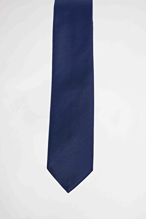 5'li Paket Düz Klasik Cep Mendilli Lacivert-Bordo-Kırmızı Erkek Kravat