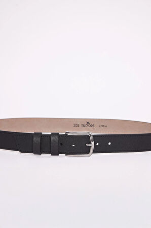 Erkek 2'li Set 4 Cm Spor Siyah Kemer