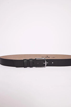 Erkek 3'lü Set 4 Cm Spor Siyah-Kahverengi-Lacivert Kemer