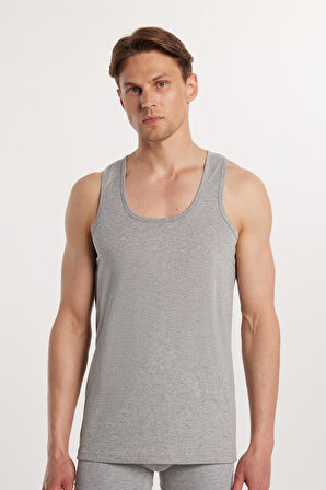 6 Adet Compact Penye Siyah-Gri Erkek Atlet Pamuklu Standart Fit Normal Kesim 6'lı Paket