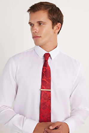 Slim Fit Beyaz Non-Iron %100 Pamuk Doğa Dostu Ekoteks Belgeli Ütü Gerektirmez Gömlek