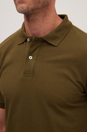 Erkek Slim Fit Dar Kesim Pamuklu Yumuşak Dokulu Serin Tutan Kumaş Düz Pike Polo Yaka Tişört