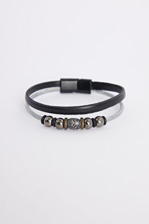 Erkek Hakiki Deri Bileklik