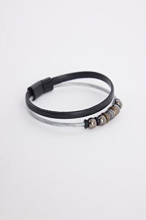 Erkek Hakiki Deri Bileklik