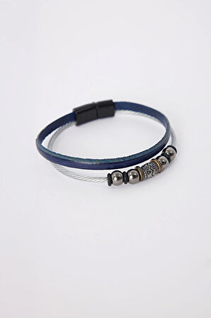 Erkek Hakiki Deri Bileklik