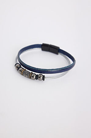 Erkek Hakiki Deri Bileklik