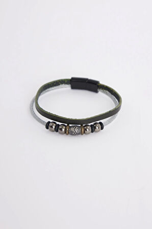 Erkek Hakiki Deri Bileklik