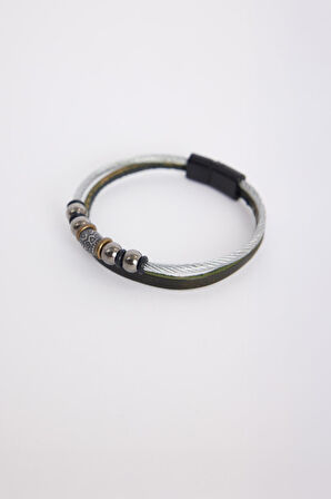 Erkek Hakiki Deri Bileklik