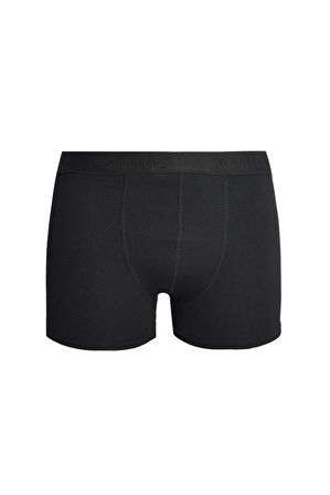 Erkek 5'li Pamuklu Likralı Esnek Kumaş Boxer