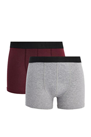 Erkek 6'lı Pamuklu Likralı Esnek Kumaş Boxer