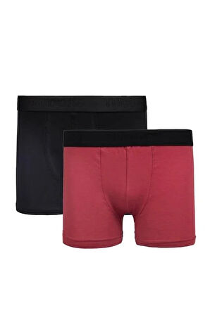 Erkek 6'lı Pamuklu Likralı Esnek Kumaş Boxer